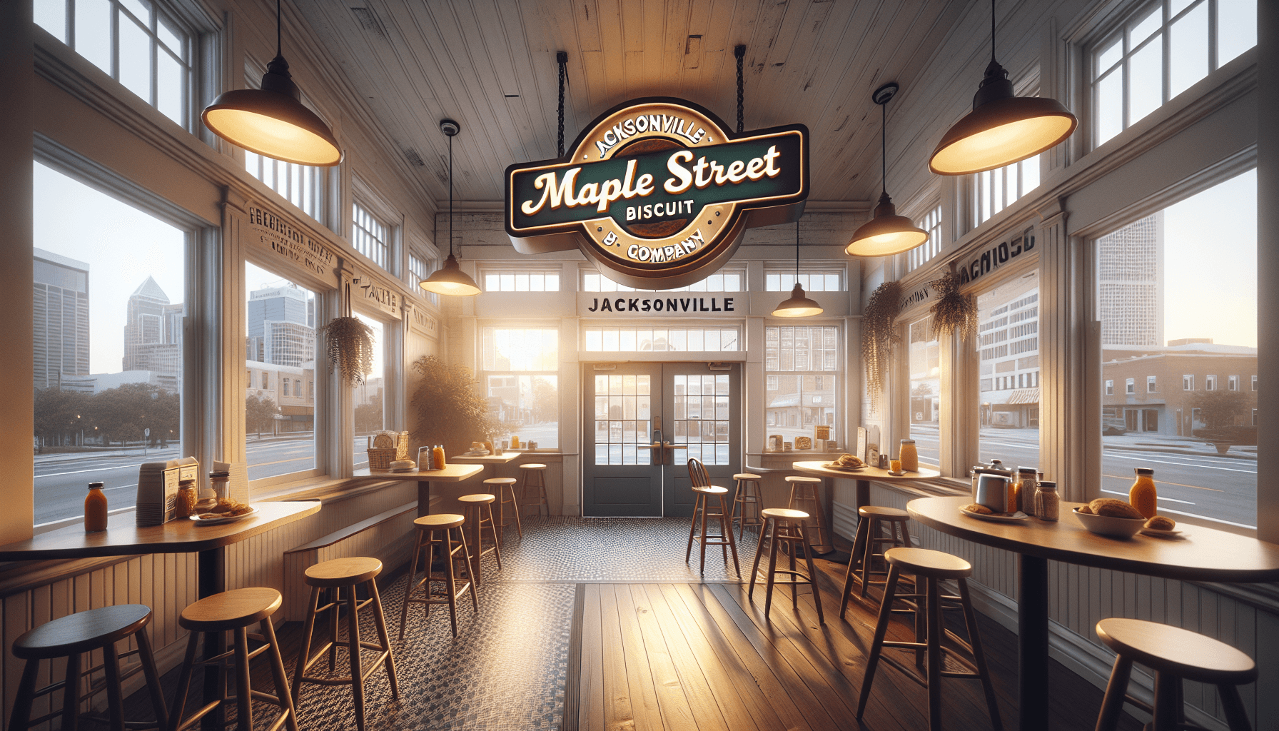 Maple Street Biscuit Company breakfast scene