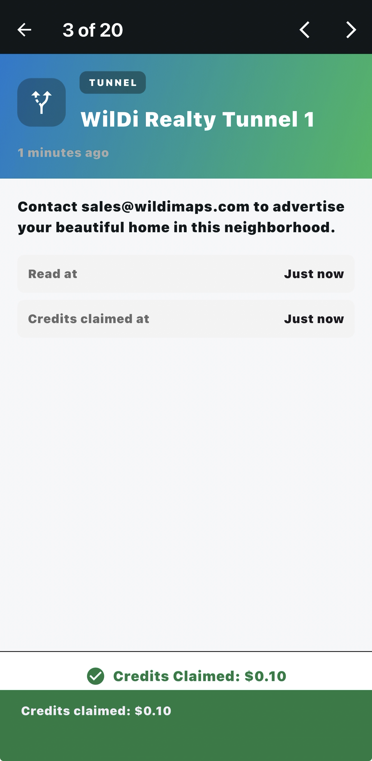 Confirmed When Parked