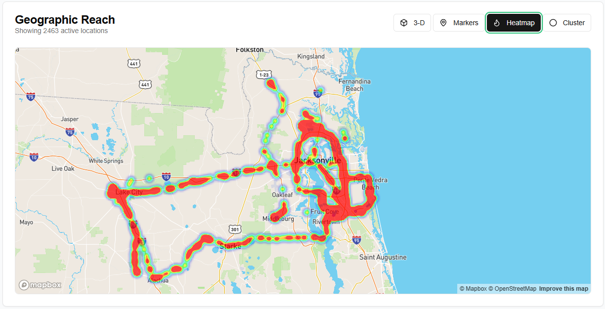 WilDi Maps - Heatmap View